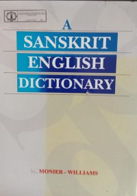 Image of A Sanskrit - English Dictionary